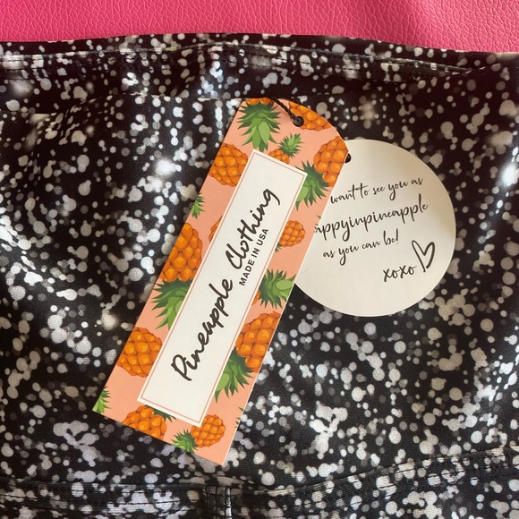 NWT SILVER CHICHI LUCY BLACK PRINTED LEGGINGS - Picture 4 of 5